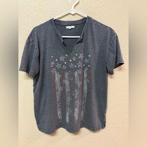 Maurices embellished patriotic flag top
